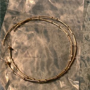 Melinda Maria 4 inch Big Ass Hoops in Gold